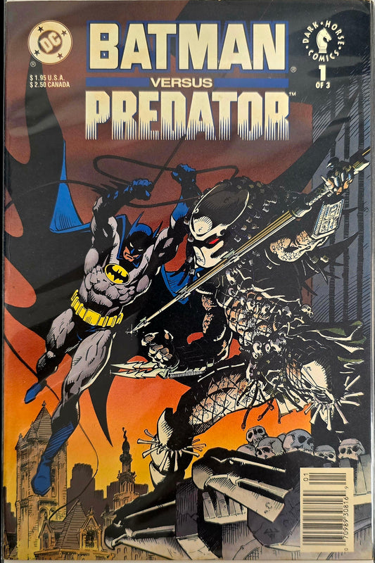 1991 DC Batman Versus Predator #1 [Newsstand edition]