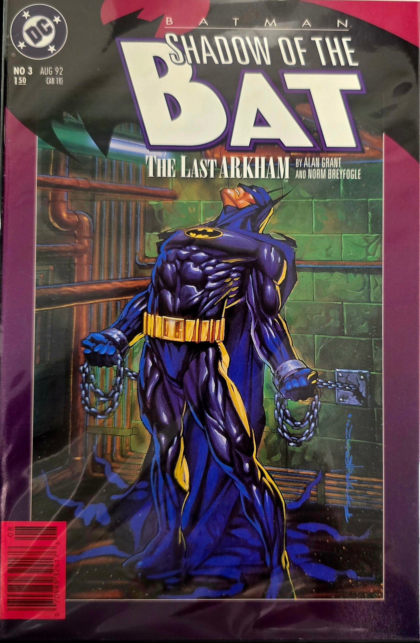 1992 DC Batman Shadow of the Bat #3 "The Last Arkham"