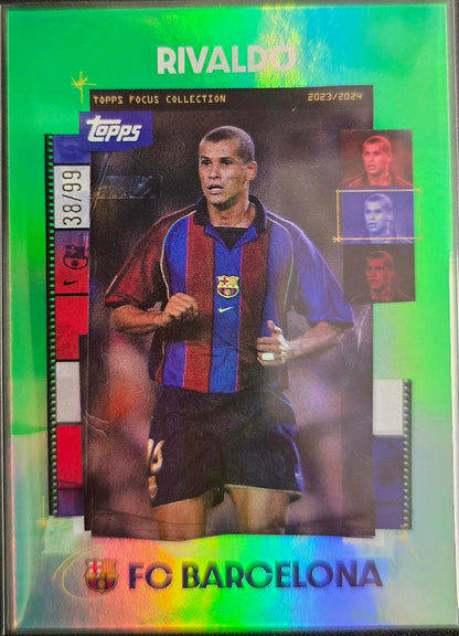 2024 Topps Focus Rivaldo /99 Green Foil