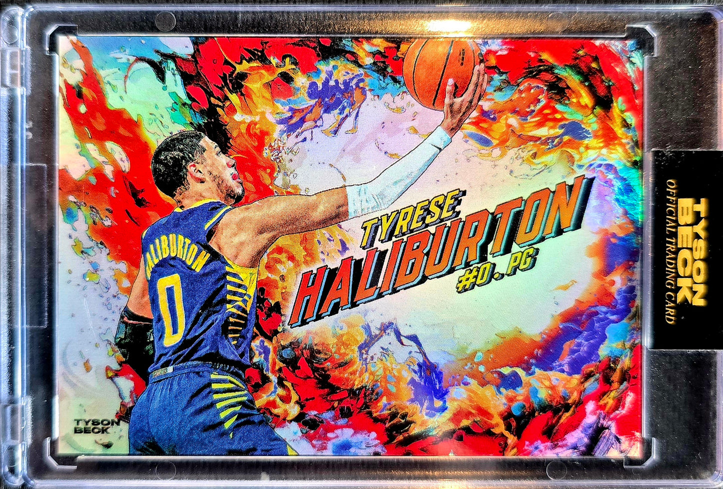 2024 Tyson Beck x Tyrese Haliburton Rainbow Foil /25