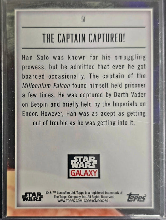 2023 Star Wars Galaxy Chrome The Captain Captured #51