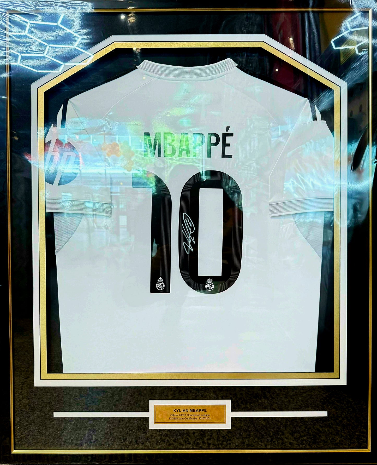 Kylian Mbappé Autographed Jersey (Icons of Sport Authenticated)