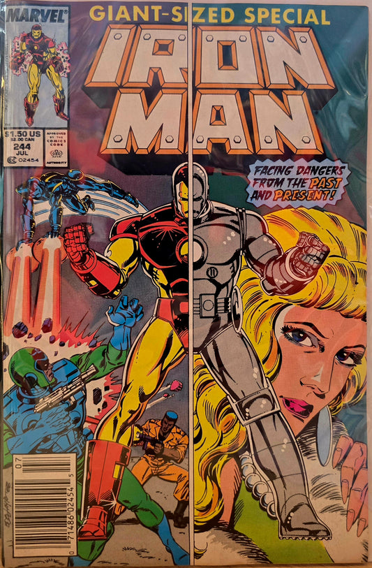 Iron Man #244 1989 Marvel Comics Newstand