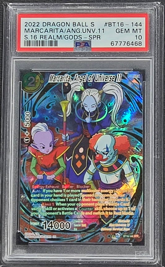 2022 DBS Marcarita, Angel Of Universe 11 BT16-144 SPR PSA 10