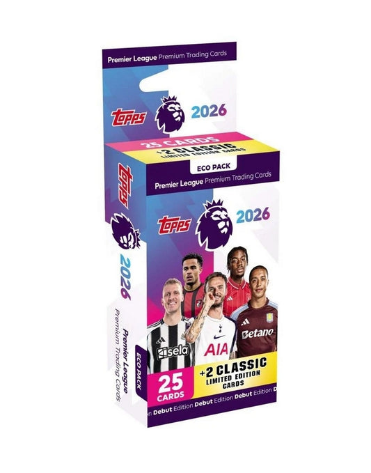 EPL - Topps Premier League Trading Cards 2026 - Eco Pack