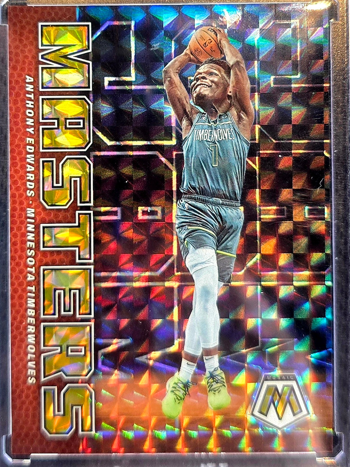 2022-23 Panini Mosaic - Jam Masters #4 Anthony Edwards Gold /99