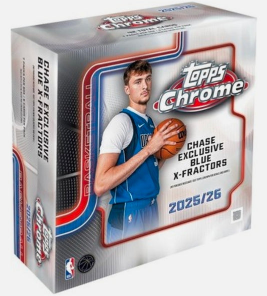 2025/26 Topps Chrome Basketball Mega Box