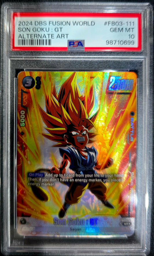 2024 Son Goku GT FB03-111 SR Alternate Art PSA 10
