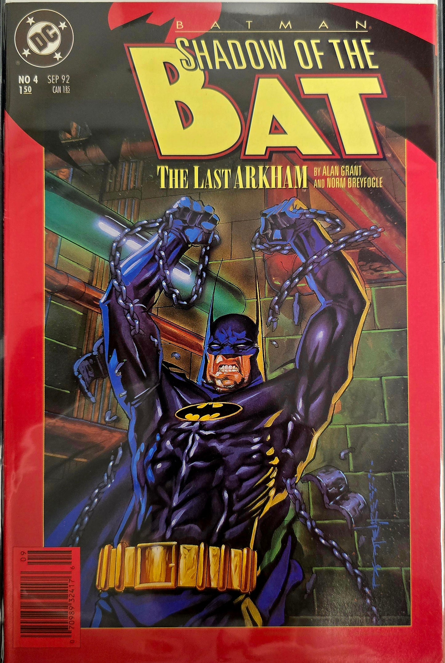 1992 DC Batman Shadow of the Bat #4 "The Last Arkham"