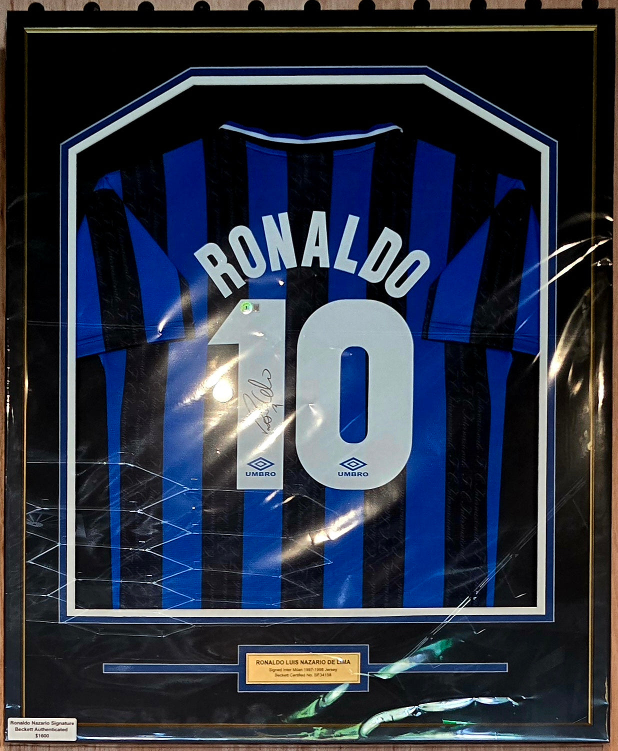 Ronaldo Luís Nazário Signed Jersey