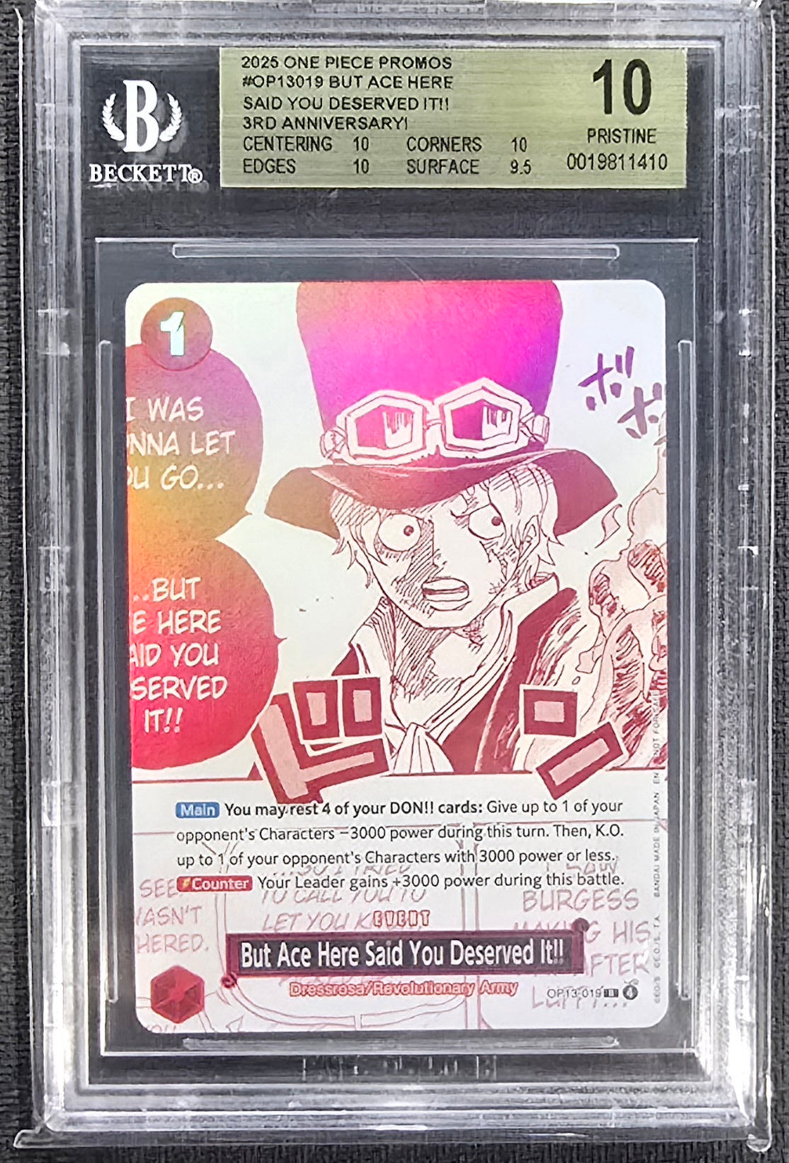 2025 One Piece 3RD Anniversary! BUT ACE HERE SAID YOU DESERVED IT!! Beckett 10