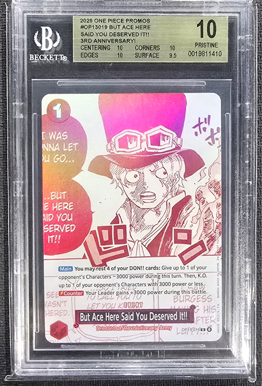 2025 One Piece 3RD Anniversary! BUT ACE HERE SAID YOU DESERVED IT!! Beckett 10