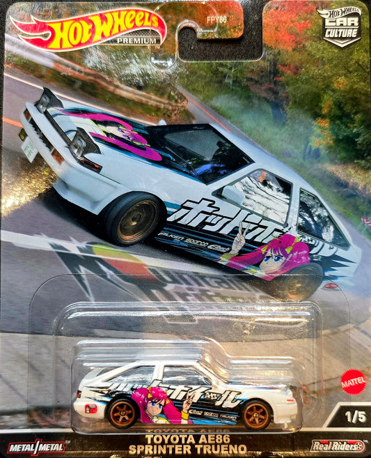Hot Wheels 2022 Car Culture Mountain Drifters Toyota Toyota AE86 Sprinter Trueno