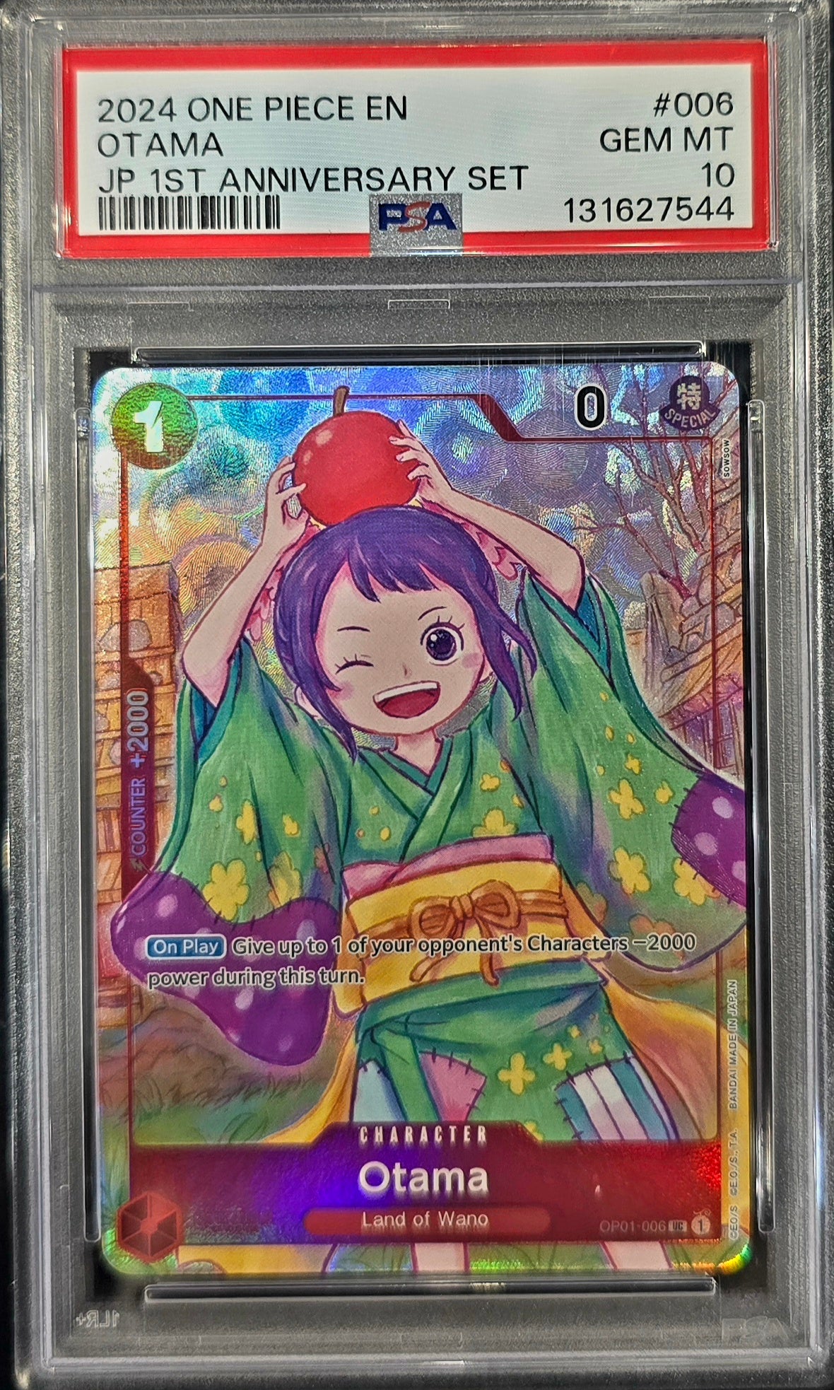 2024 One Piece Otama 1st Anniversary set PSA 10