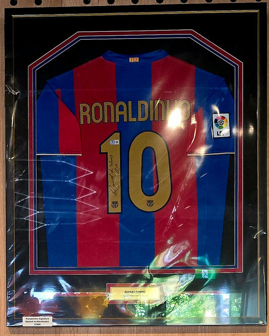 Ronaldinho Signed Jersey