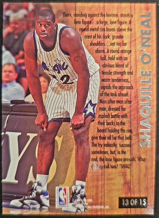 1993-94 Fleer Ultra Famous Nicknames Shaquille O'Neal SHAQ