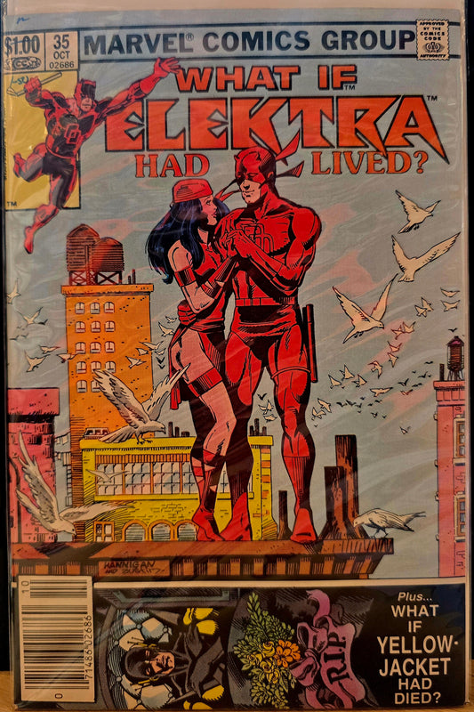 What If? #35 Elektra had lived?  1982 Newsstand Marvel Comics