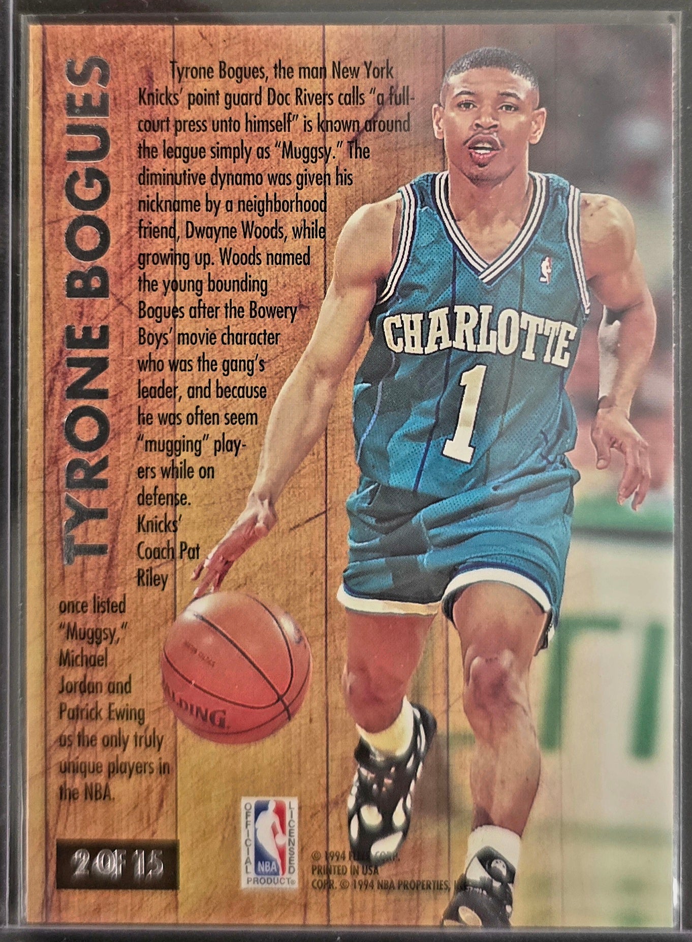 1993-94 Fleer Ultra Nicknames Tyrone Bogues MUGGSY