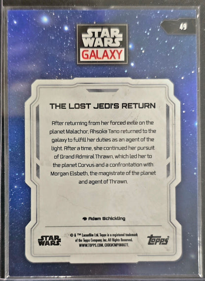 2024 Topps Star Wars Chrome Galaxy The Lost Jedi's Return