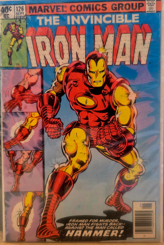 The Invincible Iron Man #126 "The Hammer Strikes!" Marvel Comics 1979