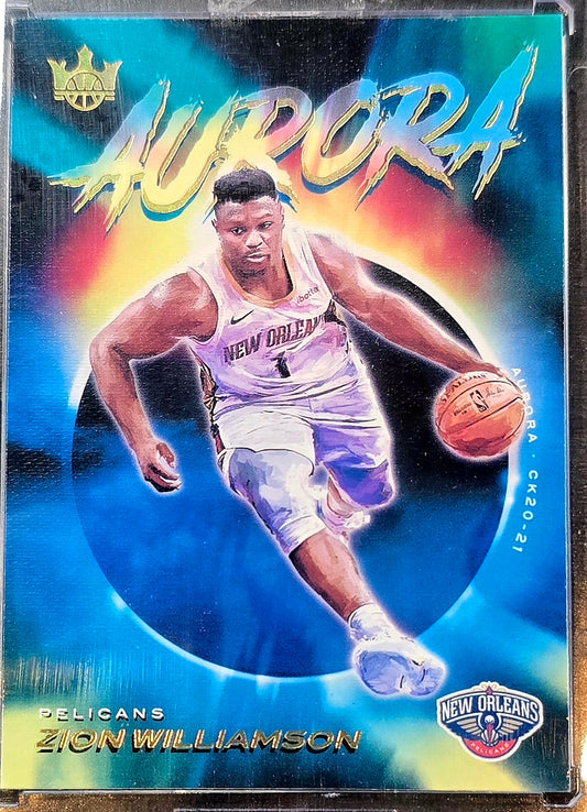 2020-21 Panini Court Kings Zion Williamson Aurora SSP