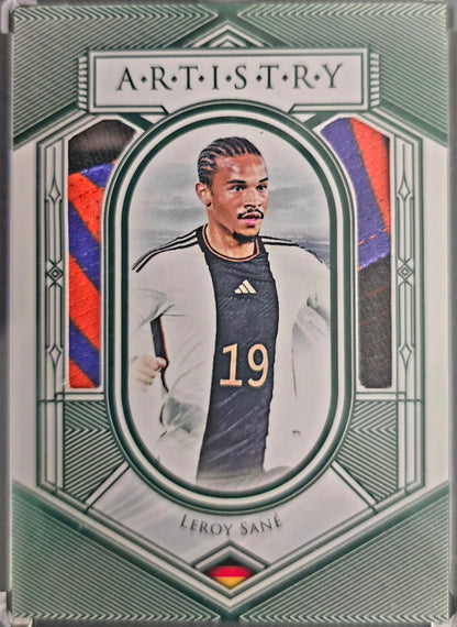 2024 Futera Unique Leroy Sané Artistry 8/14 Dual Patch