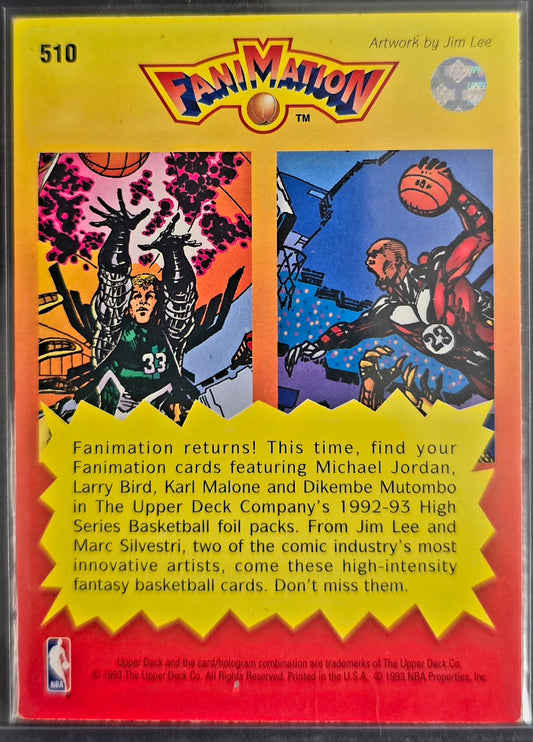 1992/93 Upper Deck Michael Jordan/Larry Bird Fanimation #510
