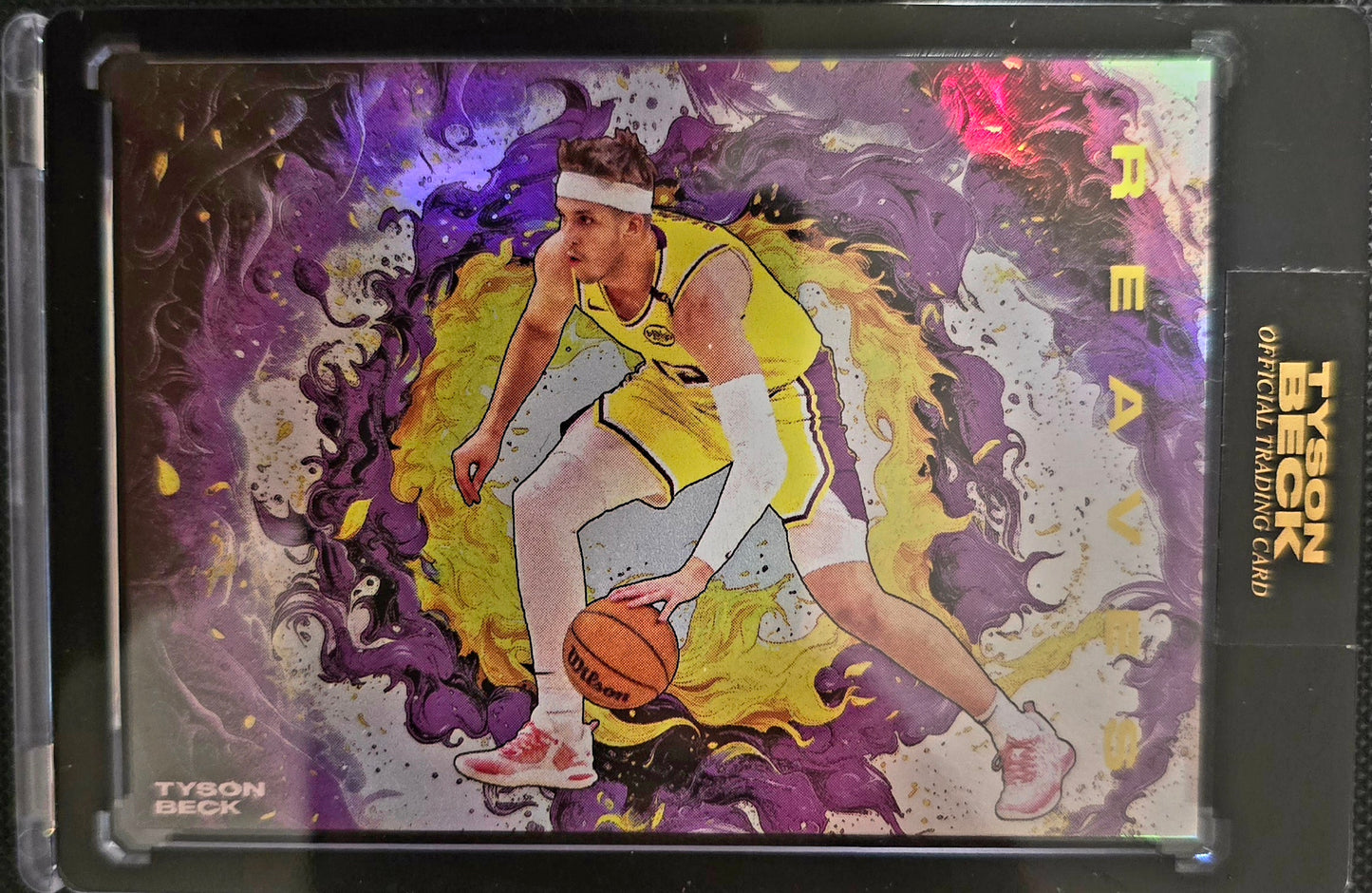 AUSTIN REAVES X TYSON BECK - CARD 2 - RAINBOW FOIL - LIMITED TO 15