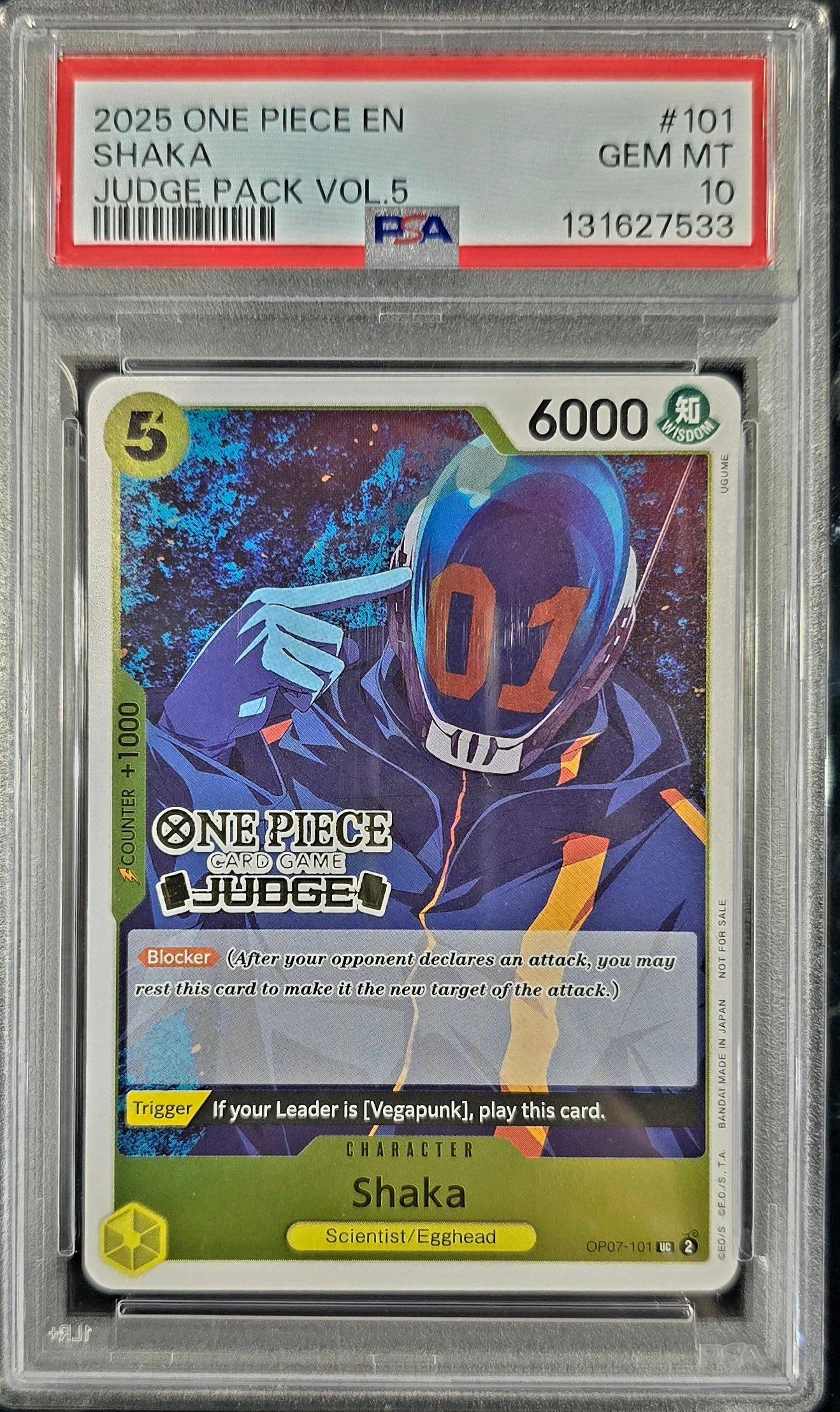 2025 One Piece Shaka Judge Pack Vol.5 PSA 10
