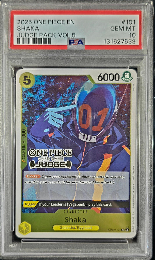2025 One Piece Shaka Judge Pack Vol.5 PSA 10