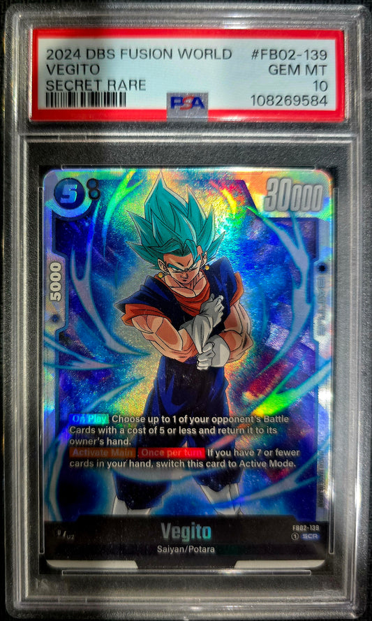 2024 Vegito FB01-139 SCR PSA 10