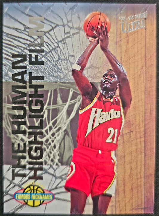 1993/94 Fleer Ultra Nicknames Dominique Wilkins #15 The Human Highlight Film