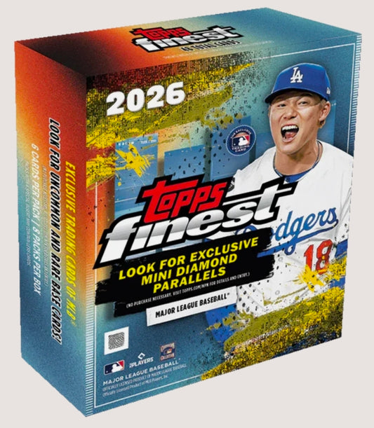 2026 Topps Finest Baseball Mega Box