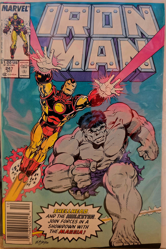 Iron Man #247 1989 Marvel Comics Newsstand