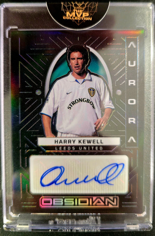 2022-23 Panini Obsidian Harry Kewell Aurora Auto /182