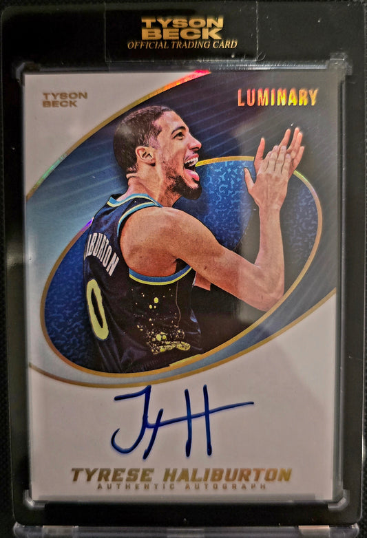TYRESE HALIBURTON X TYSON BECK - LUMINARY - AUTOGRAPH - LIMITED TO 29