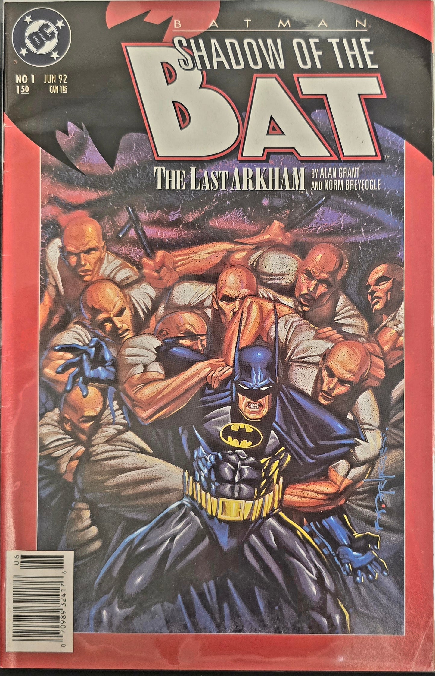 1992 DC Batman Shadow of the Bat #1 "The Last Arkham"