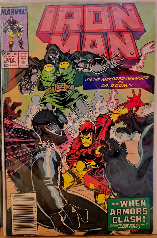 Iron Man #249 1989 Marvel Comic