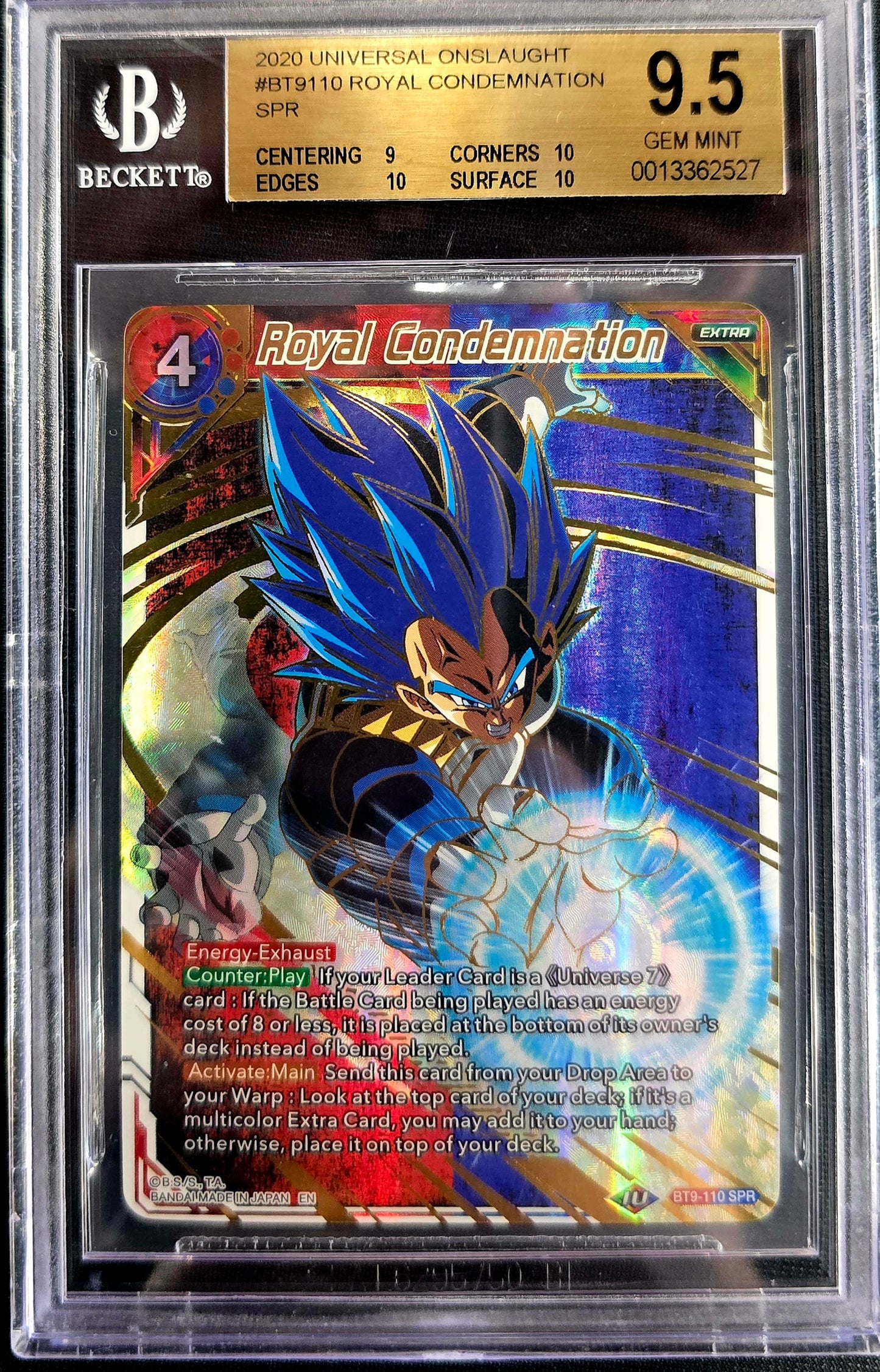 2020 Royal Condemnation Bt9-110 SPR BGS 9.5