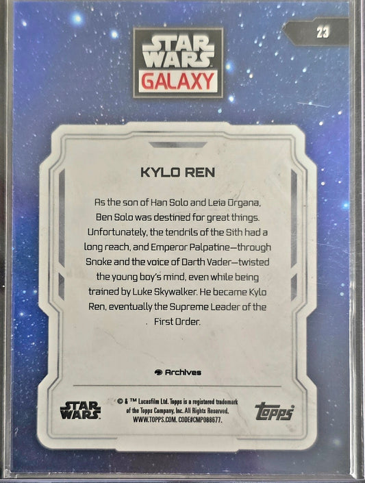 2024 Topps Chrome Star Wars Galaxy #23 Kylo Ren