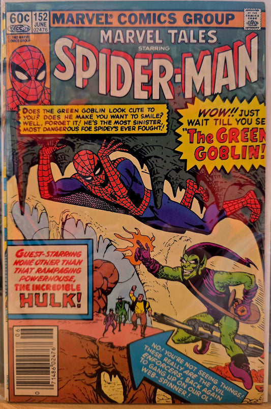 Marvel Tales #152 1983 1st Appearance Green Goblin! Newsstand