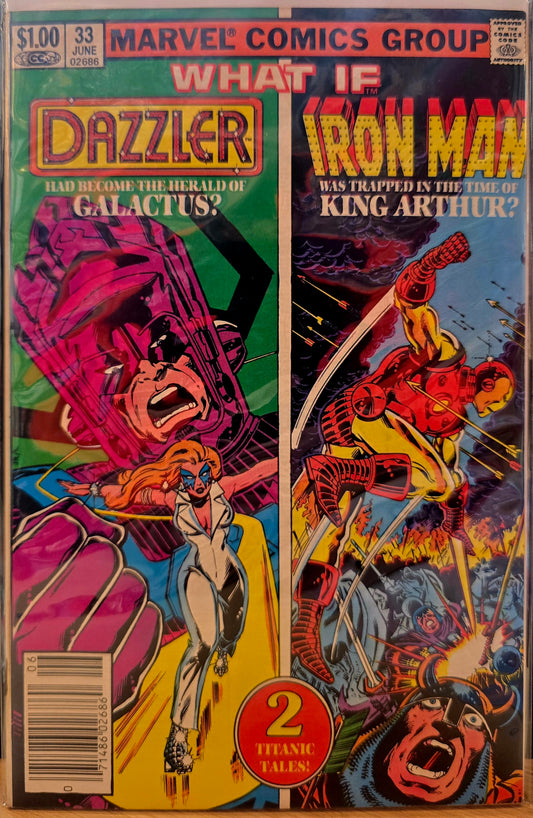WHAT IF? Dazzler Became Galactus | Iron Man Was Trapped In The Time Of King Arthur 1982 Marvel Comics