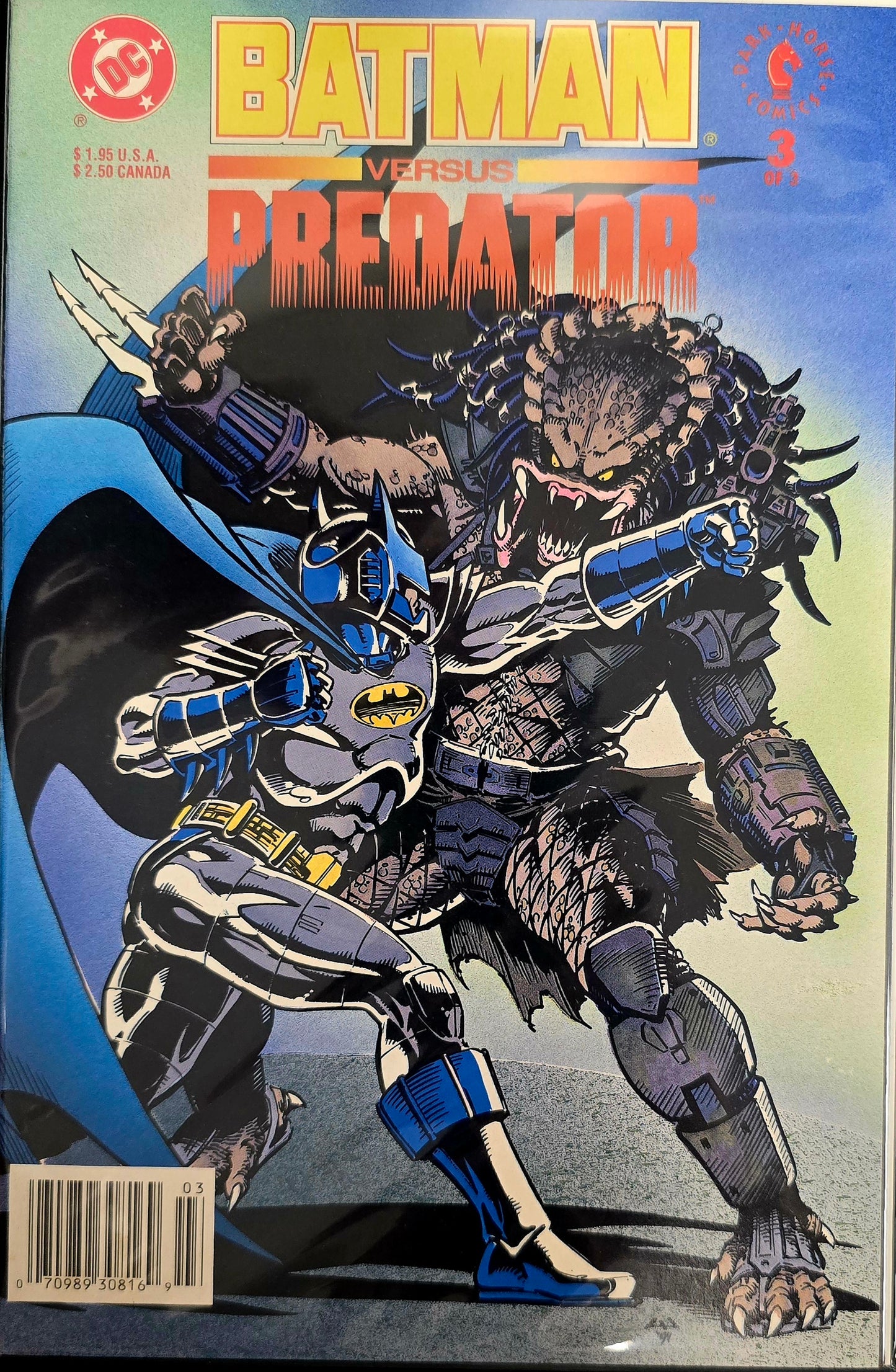 1991 DC Batman Versus Predator [Newsstand edition] #3