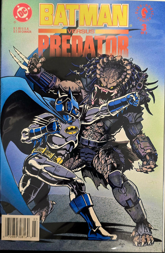 1991 DC Batman Versus Predator [Newsstand edition] #3