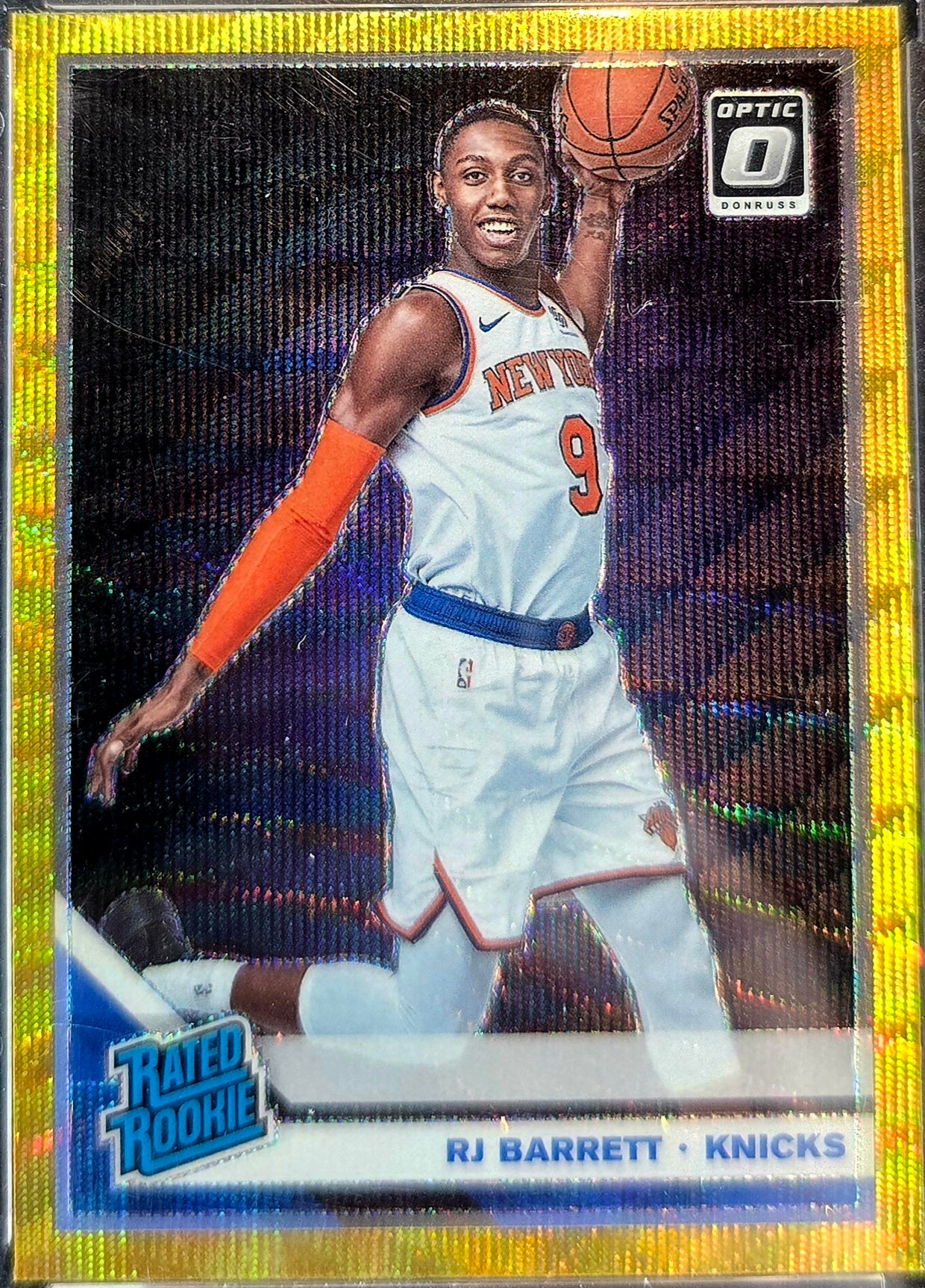 2019-20 Donruss Optic RJ Barret Rated Rookie #178 Fanatics Gold Wave