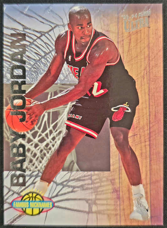 1993-94 Fleer Ultra Nicknames Harold Miner Baby Jordan