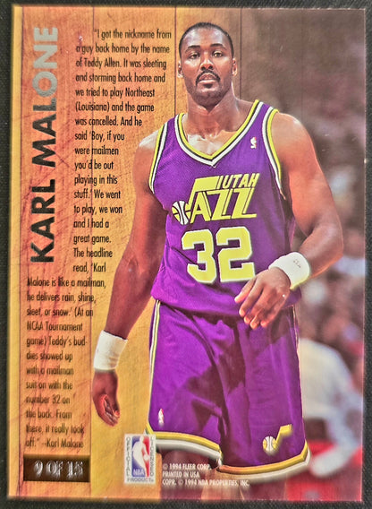 1994-95 Fleer Ultra Nicknames Karl Malone The Mailman