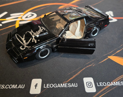 David Hasselhoff Autographed K.I.I.T Knight Rider Jada model car