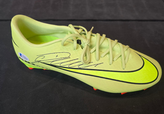 Cristiano Ronaldo Autographed Soccer Boot [Beckett Certified]
