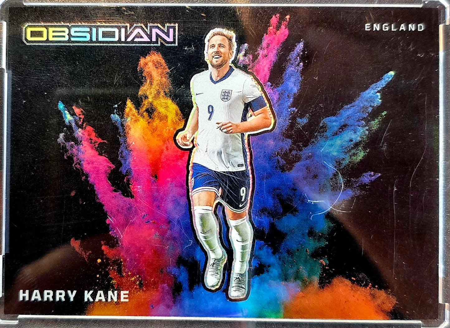 2023-24 Panini Obsidian Black Colorblast Harry Kane #7